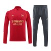 Arsenal Sweat d'Entraînement Quarter-Zip 2023-24 Rouge Pour Homme